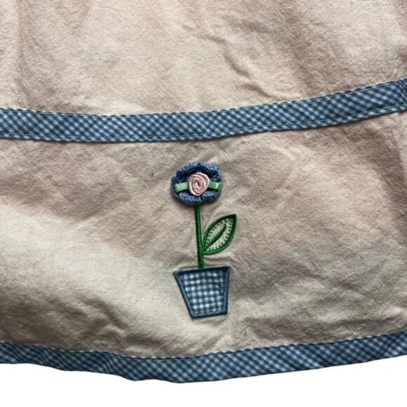 Vintage Bonnie Jean Pink and Gingham Dress Size 6 Made in USA - Picture 2 of 6